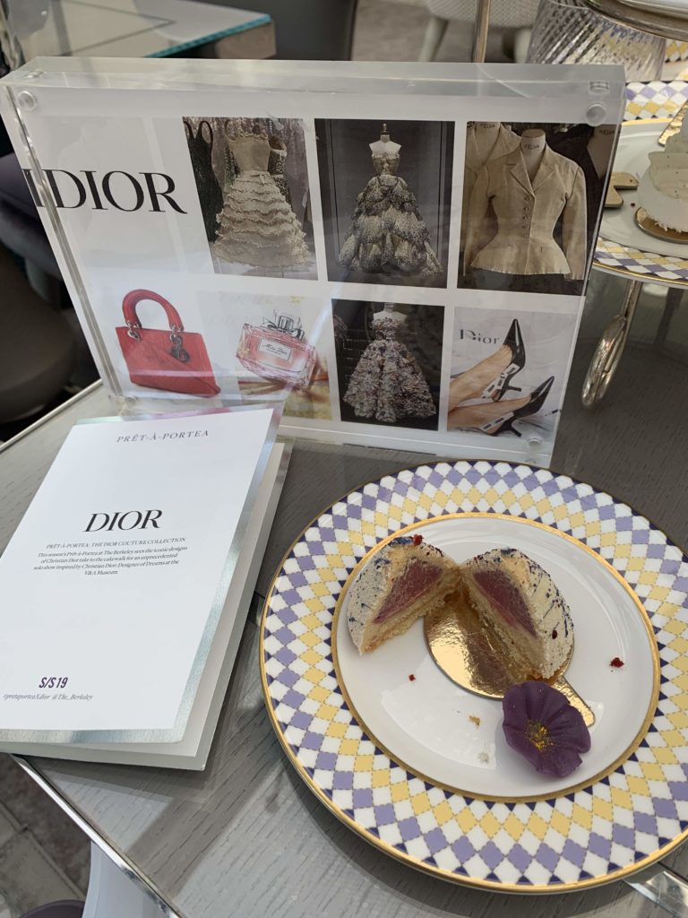 afternoon tea london dior