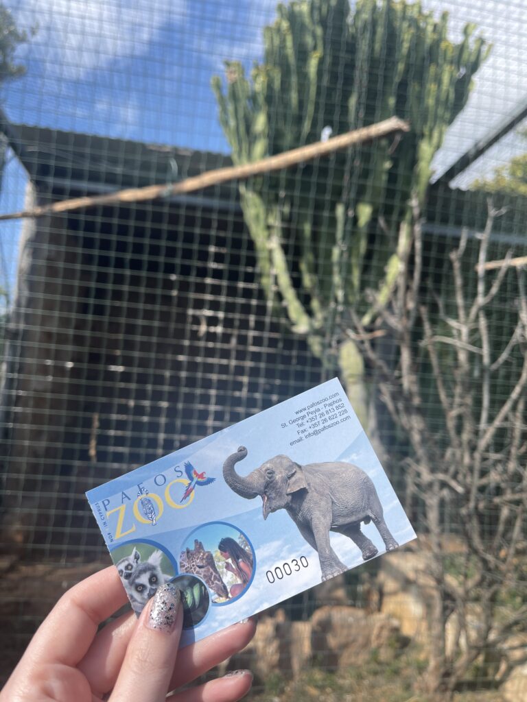 Pafos Zoo na Cipru ulaznica